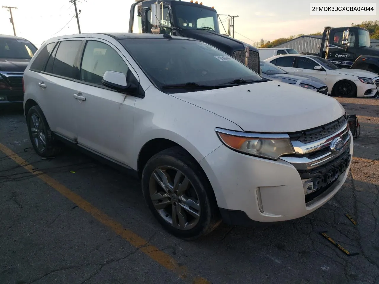 2012 Ford Edge Sel VIN: 2FMDK3JCXCBA04044 Lot: 70540344