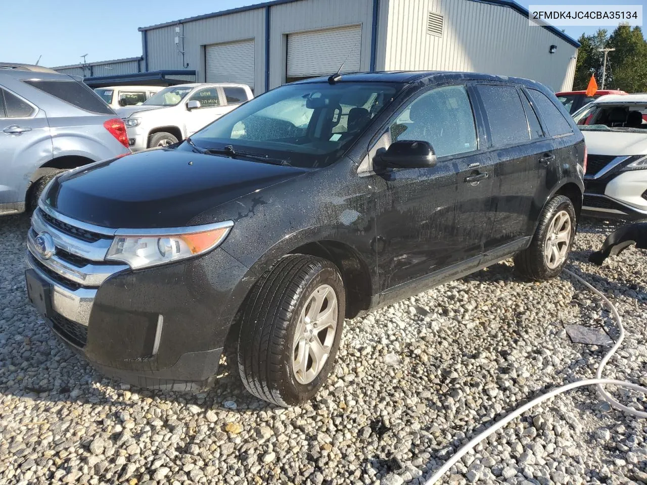 2012 Ford Edge Sel VIN: 2FMDK4JC4CBA35134 Lot: 71752894