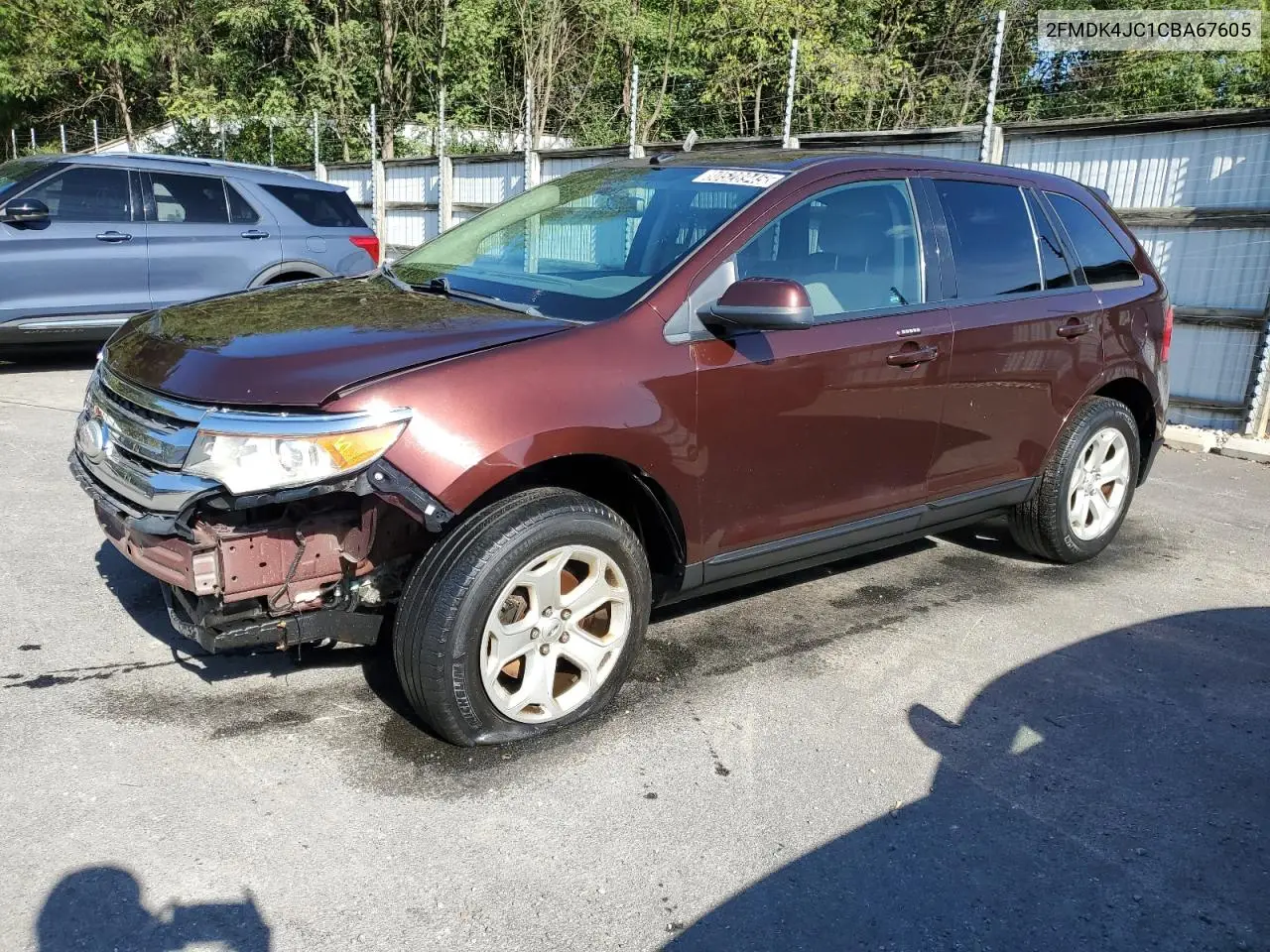 2FMDK4JC1CBA67605 2012 Ford Edge Sel