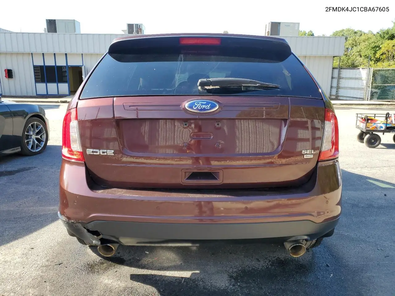 2FMDK4JC1CBA67605 2012 Ford Edge Sel