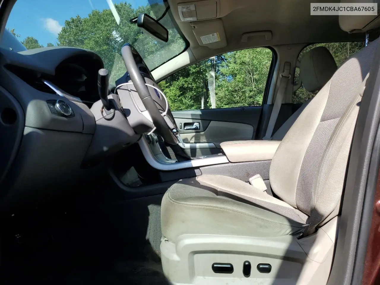 2FMDK4JC1CBA67605 2012 Ford Edge Sel