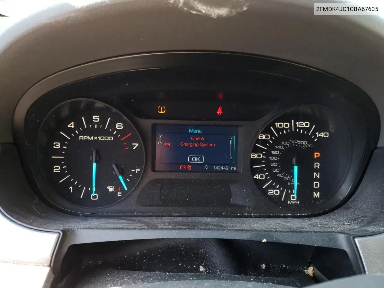 2FMDK4JC1CBA67605 2012 Ford Edge Sel