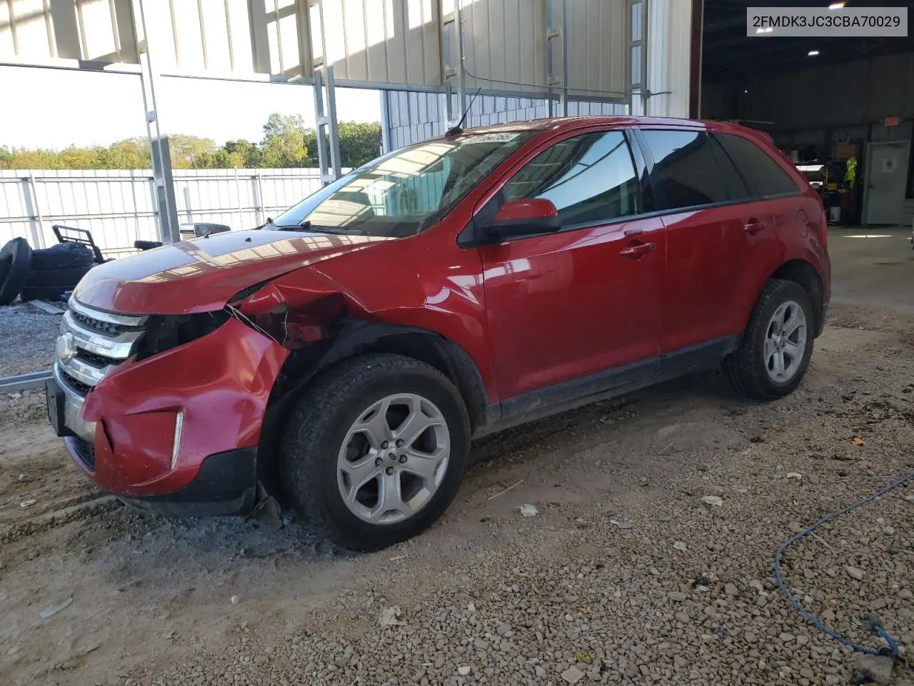 2FMDK3JC3CBA70029 2012 Ford Edge Sel