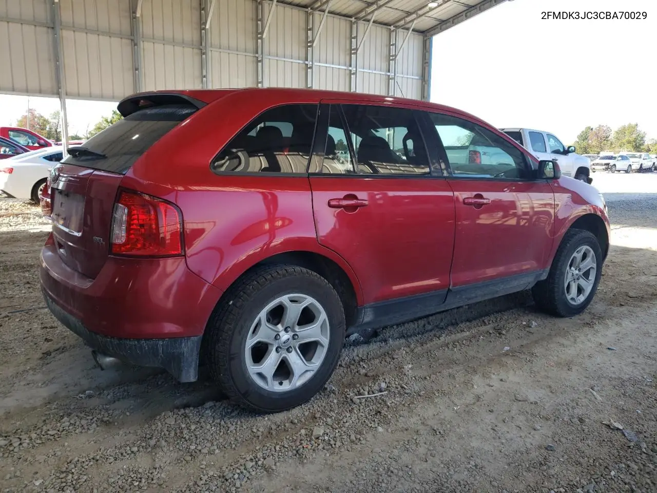 2FMDK3JC3CBA70029 2012 Ford Edge Sel