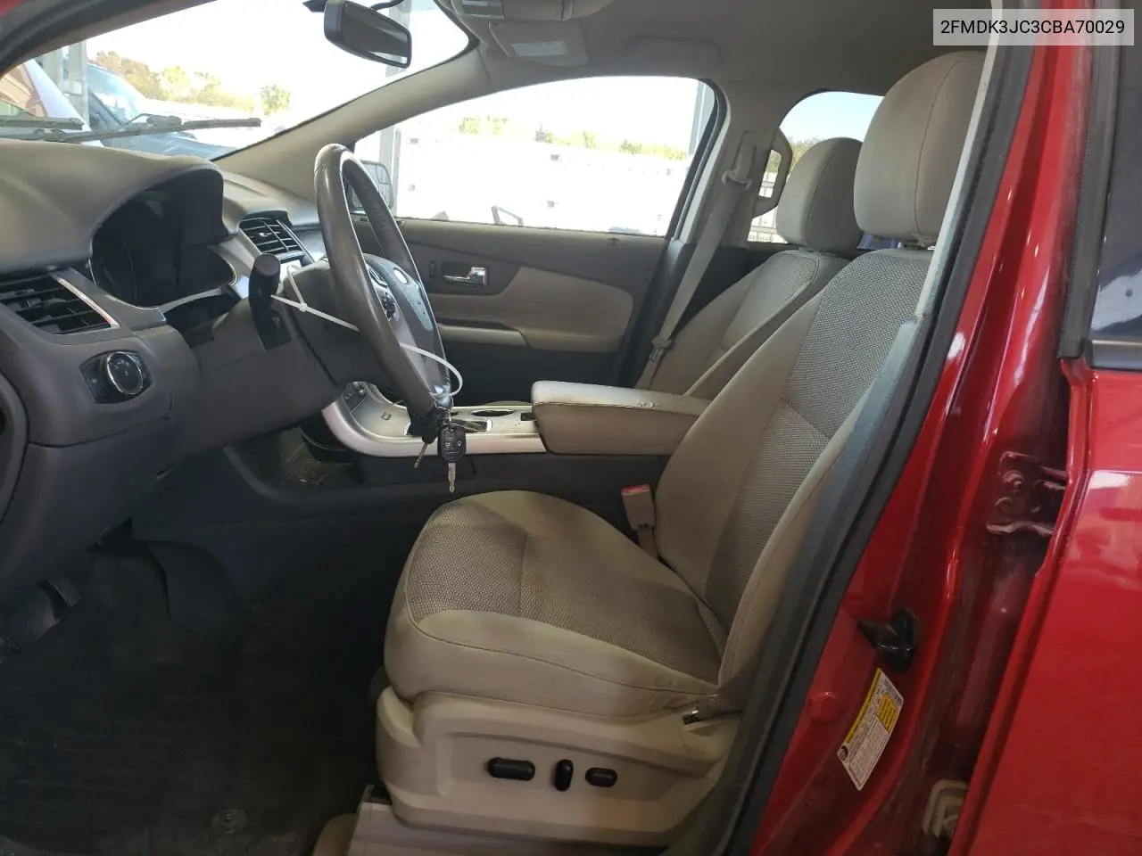 2FMDK3JC3CBA70029 2012 Ford Edge Sel