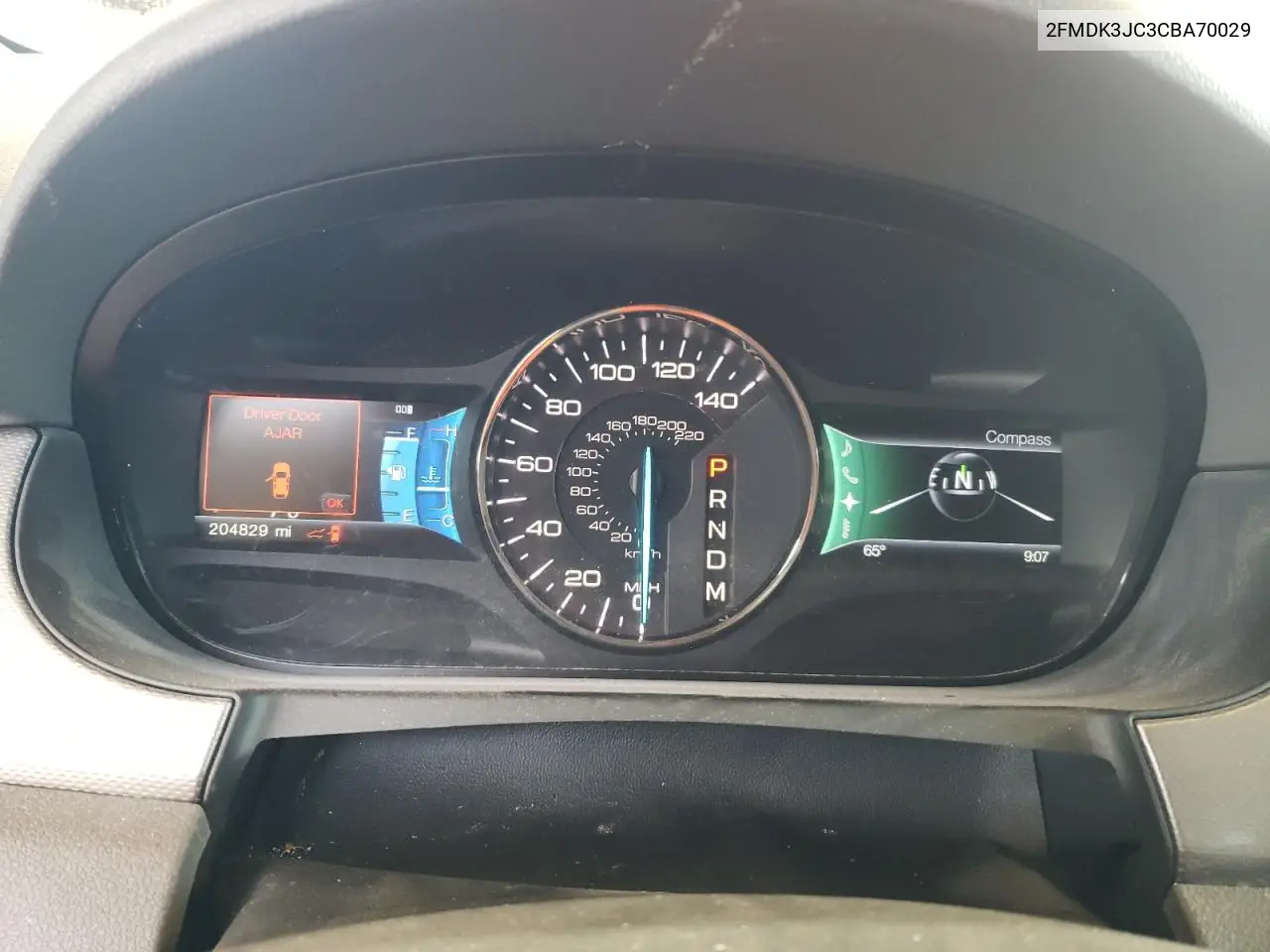 2FMDK3JC3CBA70029 2012 Ford Edge Sel