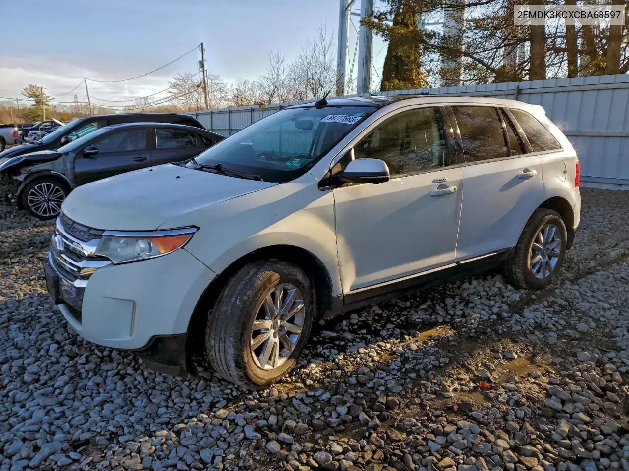 2FMDK3KCXCBA68597 2012 Ford Edge Limited