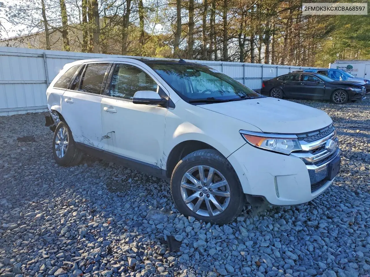 2FMDK3KCXCBA68597 2012 Ford Edge Limited