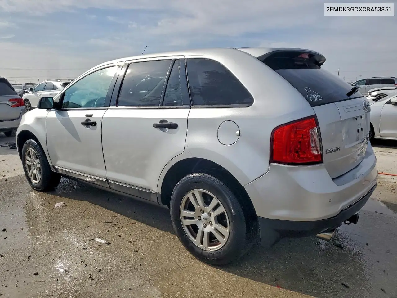 2FMDK3GCXCBA53851 2012 Ford Edge Se