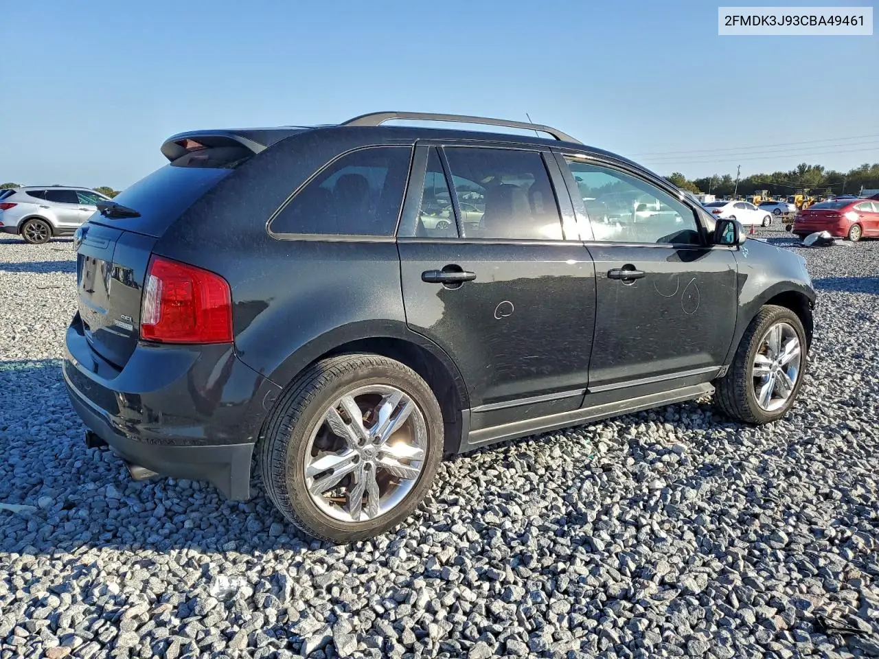 2FMDK3J93CBA49461 2012 Ford Edge Sel