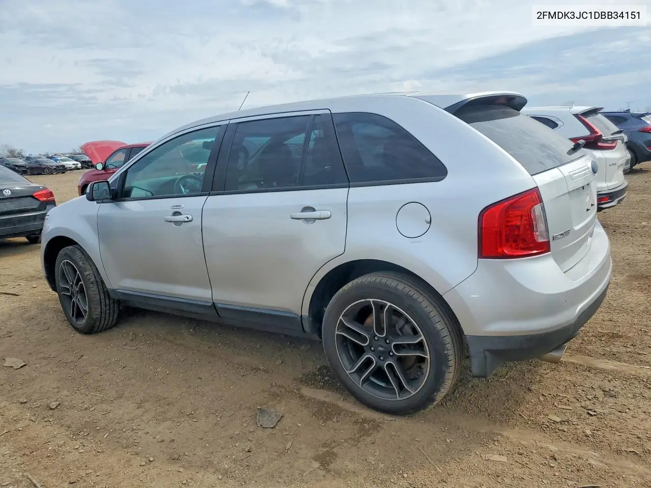 2FMDK3JC1DBB34151 2013 Ford Edge Sel
