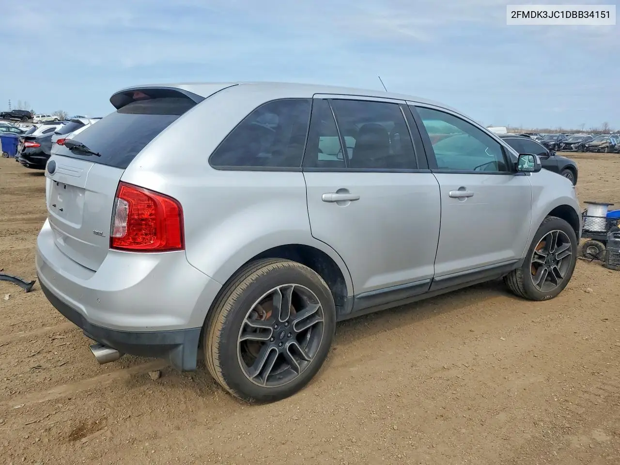 2FMDK3JC1DBB34151 2013 Ford Edge Sel