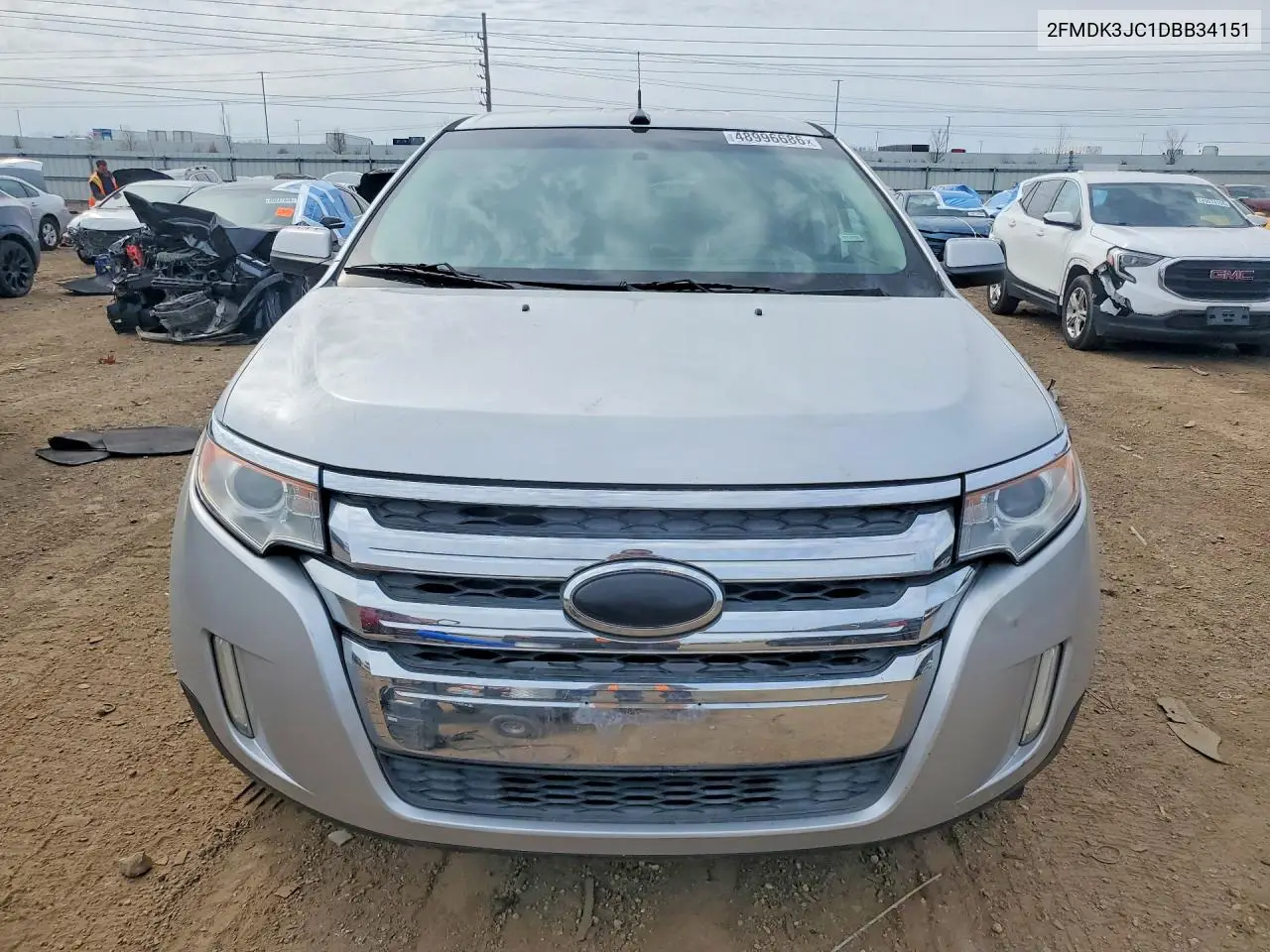2FMDK3JC1DBB34151 2013 Ford Edge Sel