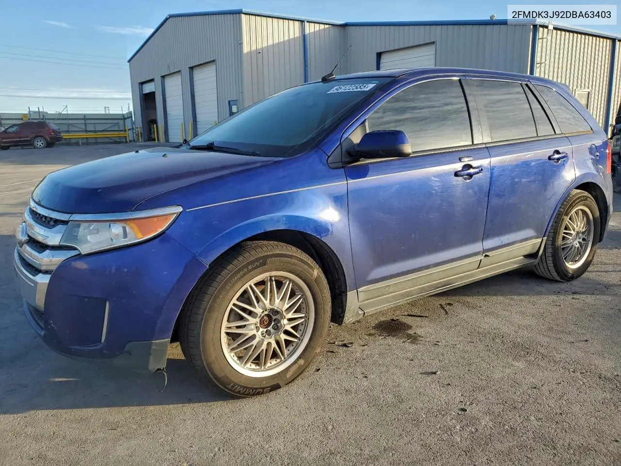 2FMDK3J92DBA63403 2013 Ford Edge Sel