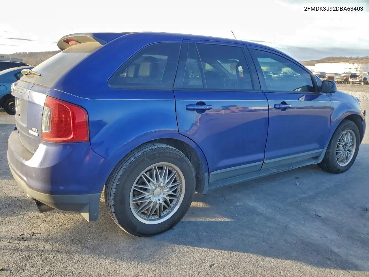 2FMDK3J92DBA63403 2013 Ford Edge Sel
