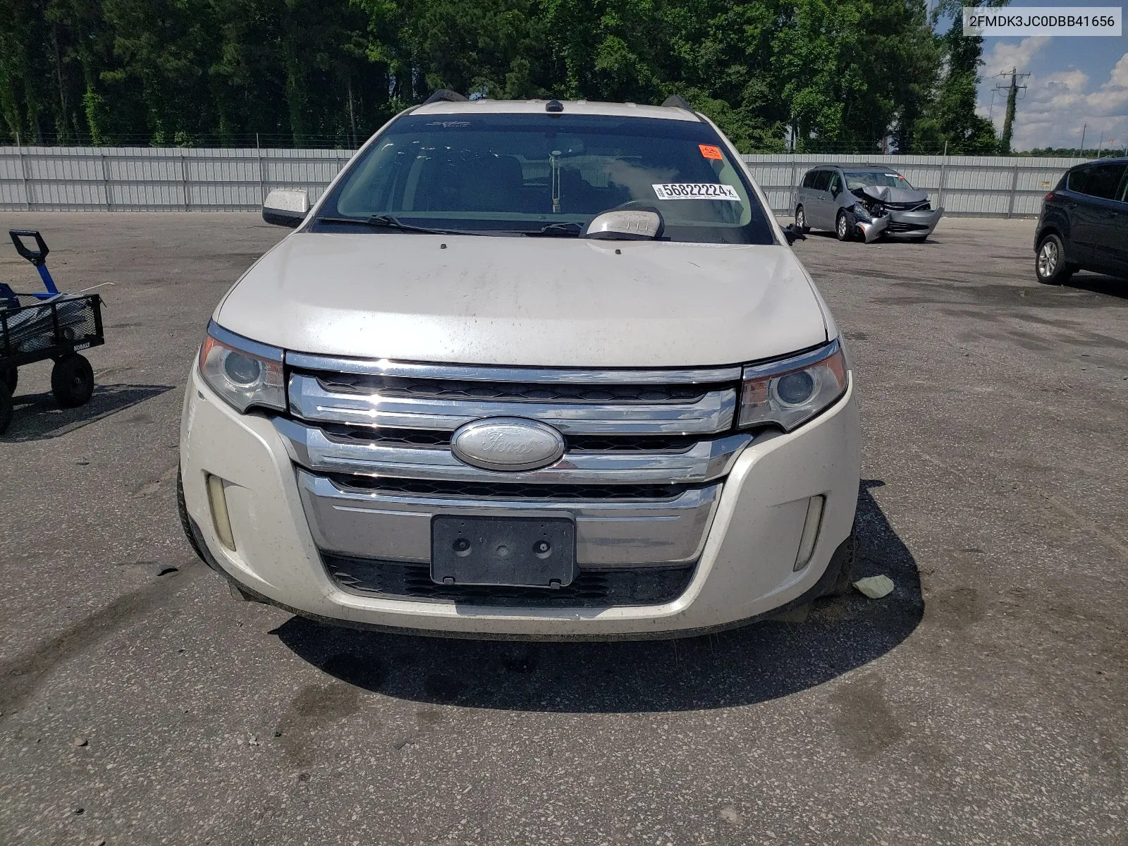 2013 Ford Edge Sel VIN: 2FMDK3JC0DBB41656 Lot: 56822224