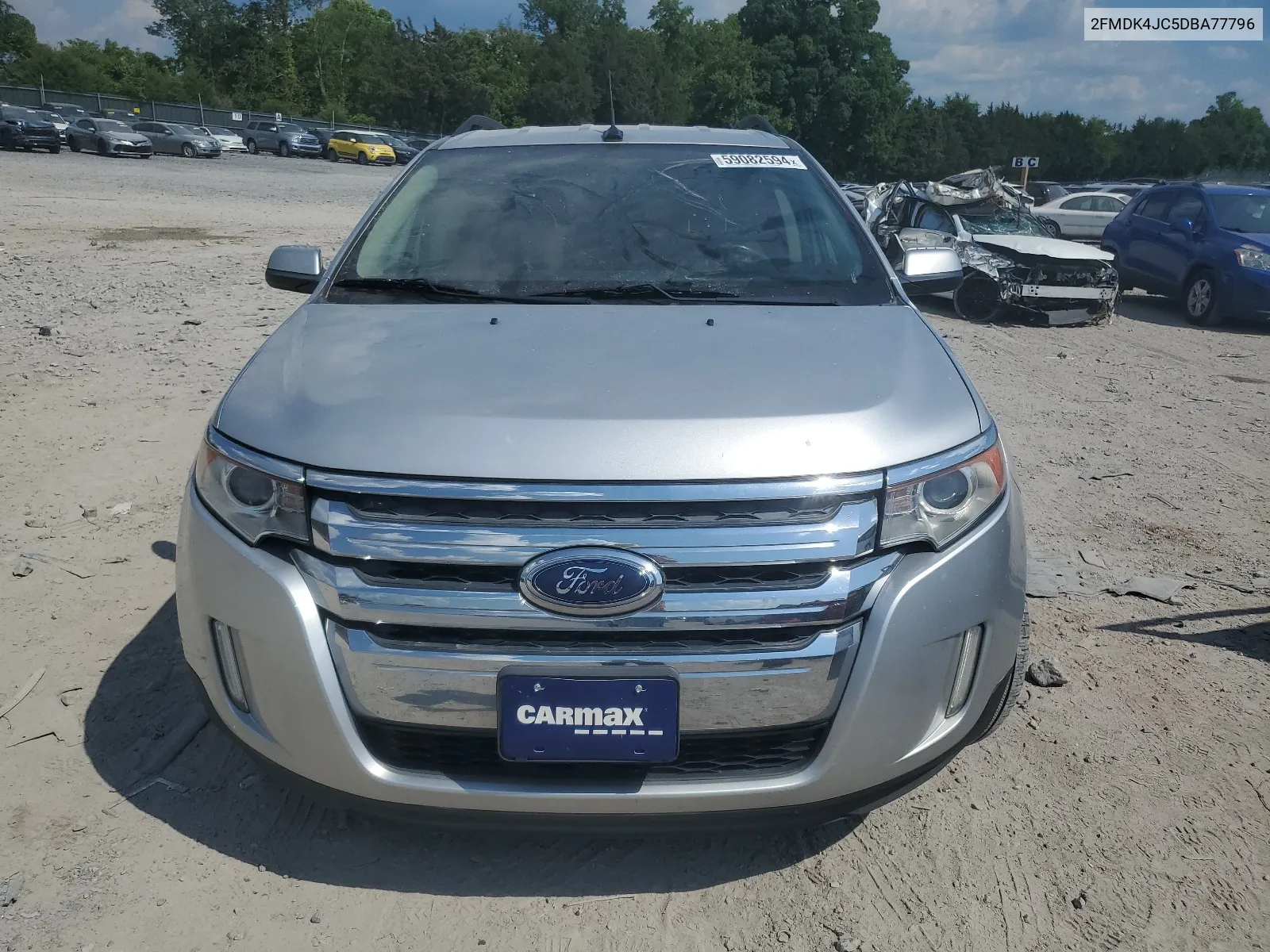 2013 Ford Edge Sel VIN: 2FMDK4JC5DBA77796 Lot: 59082594