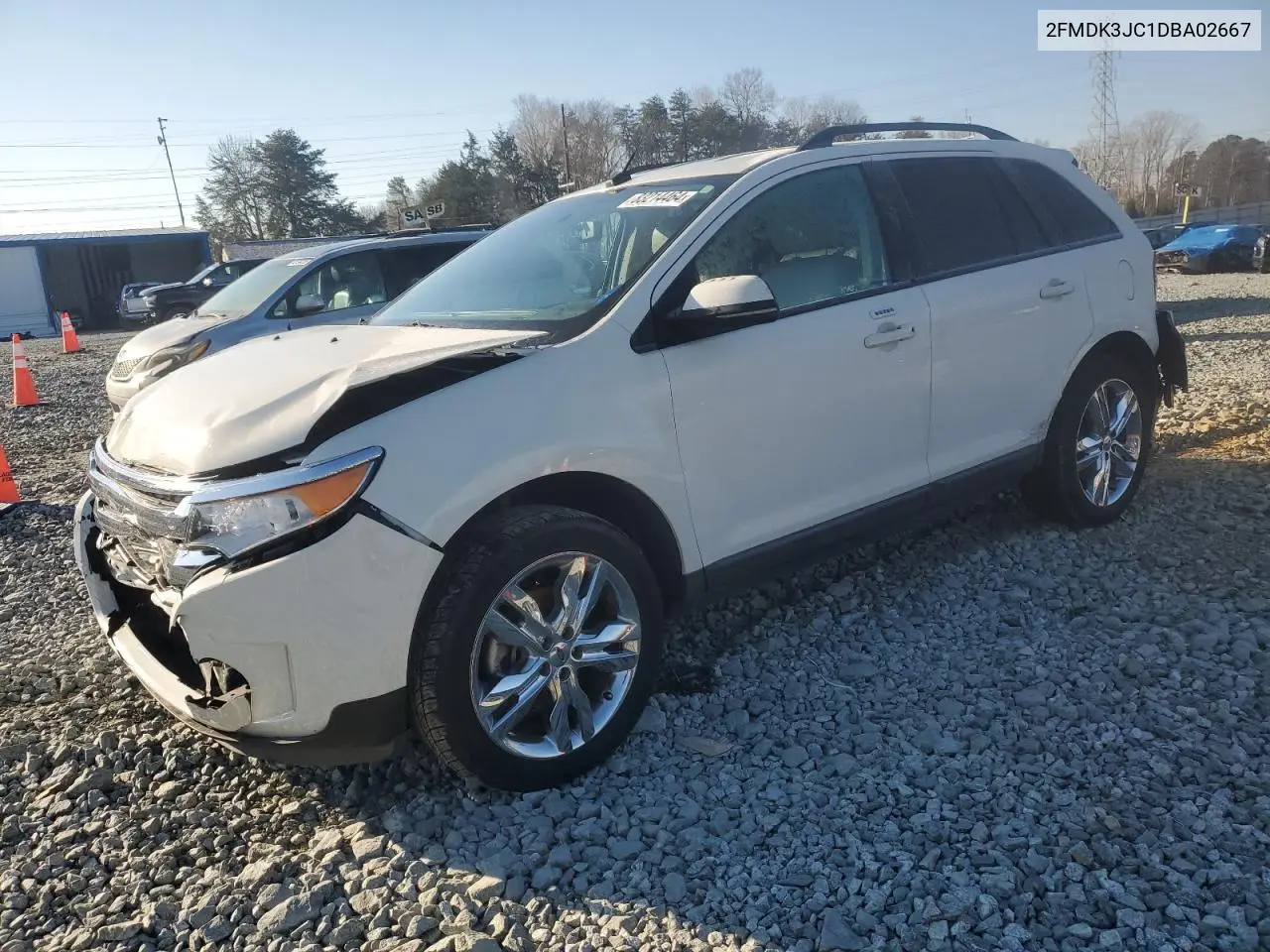 2FMDK3JC1DBA02667 2013 Ford Edge Sel