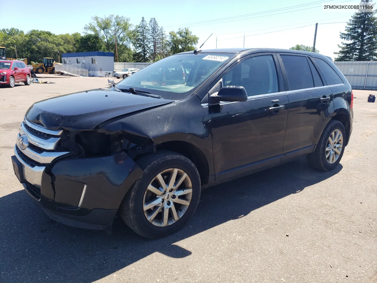 2013 Ford Edge Limited VIN: 2FMDK3KC0DBB11586 Lot: 60490214