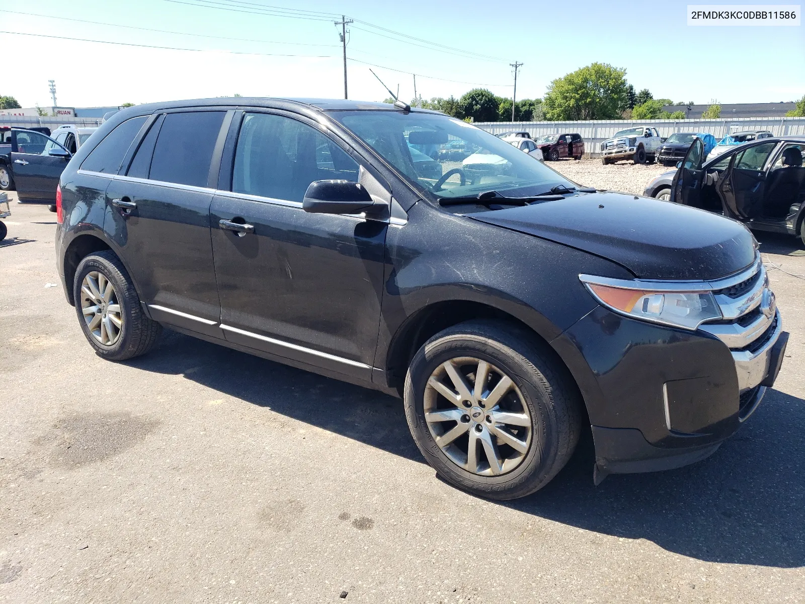 2013 Ford Edge Limited VIN: 2FMDK3KC0DBB11586 Lot: 60490214