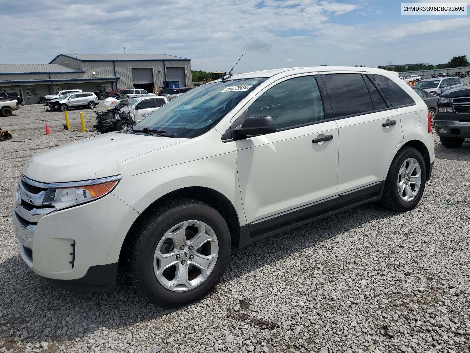 2013 Ford Edge Se VIN: 2FMDK3G96DBC22690 Lot: 60675584