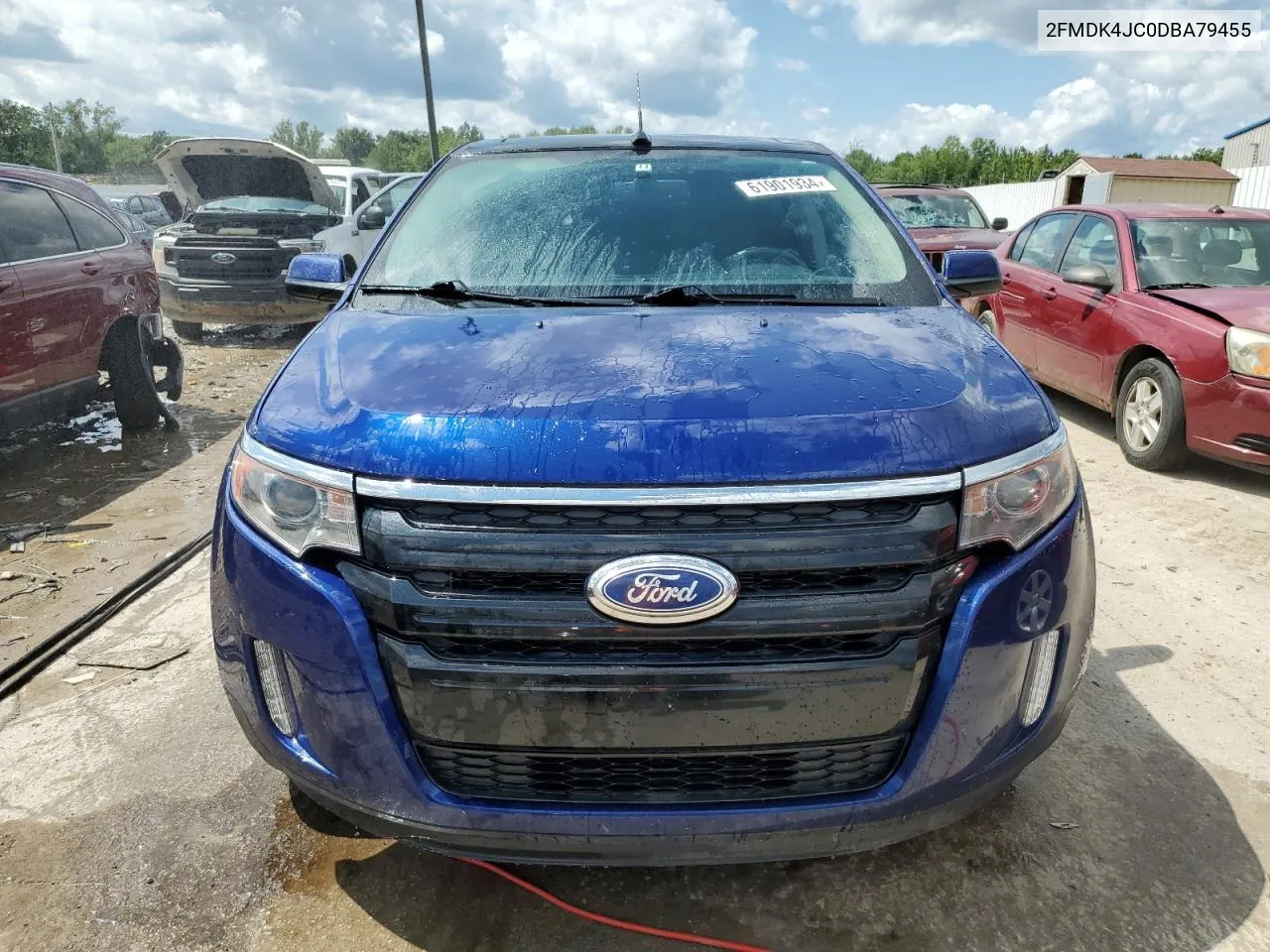 2013 Ford Edge Sel VIN: 2FMDK4JC0DBA79455 Lot: 61901934