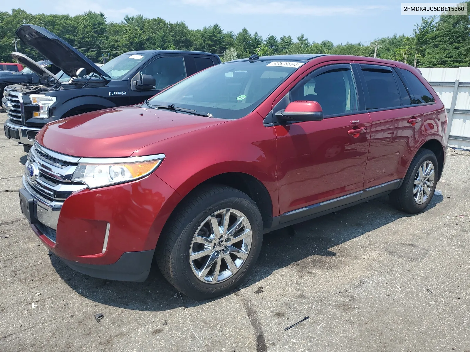 2013 Ford Edge Sel VIN: 2FMDK4JC5DBE15360 Lot: 62528694