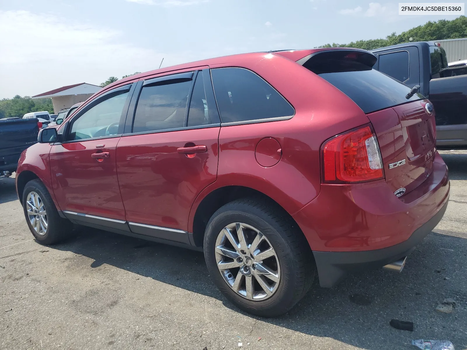 2013 Ford Edge Sel VIN: 2FMDK4JC5DBE15360 Lot: 62528694