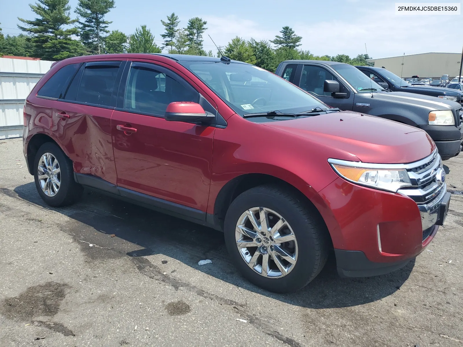 2013 Ford Edge Sel VIN: 2FMDK4JC5DBE15360 Lot: 62528694