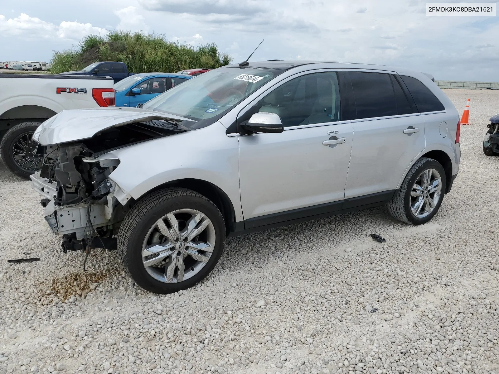 2013 Ford Edge Limited VIN: 2FMDK3KC8DBA21621 Lot: 63219674