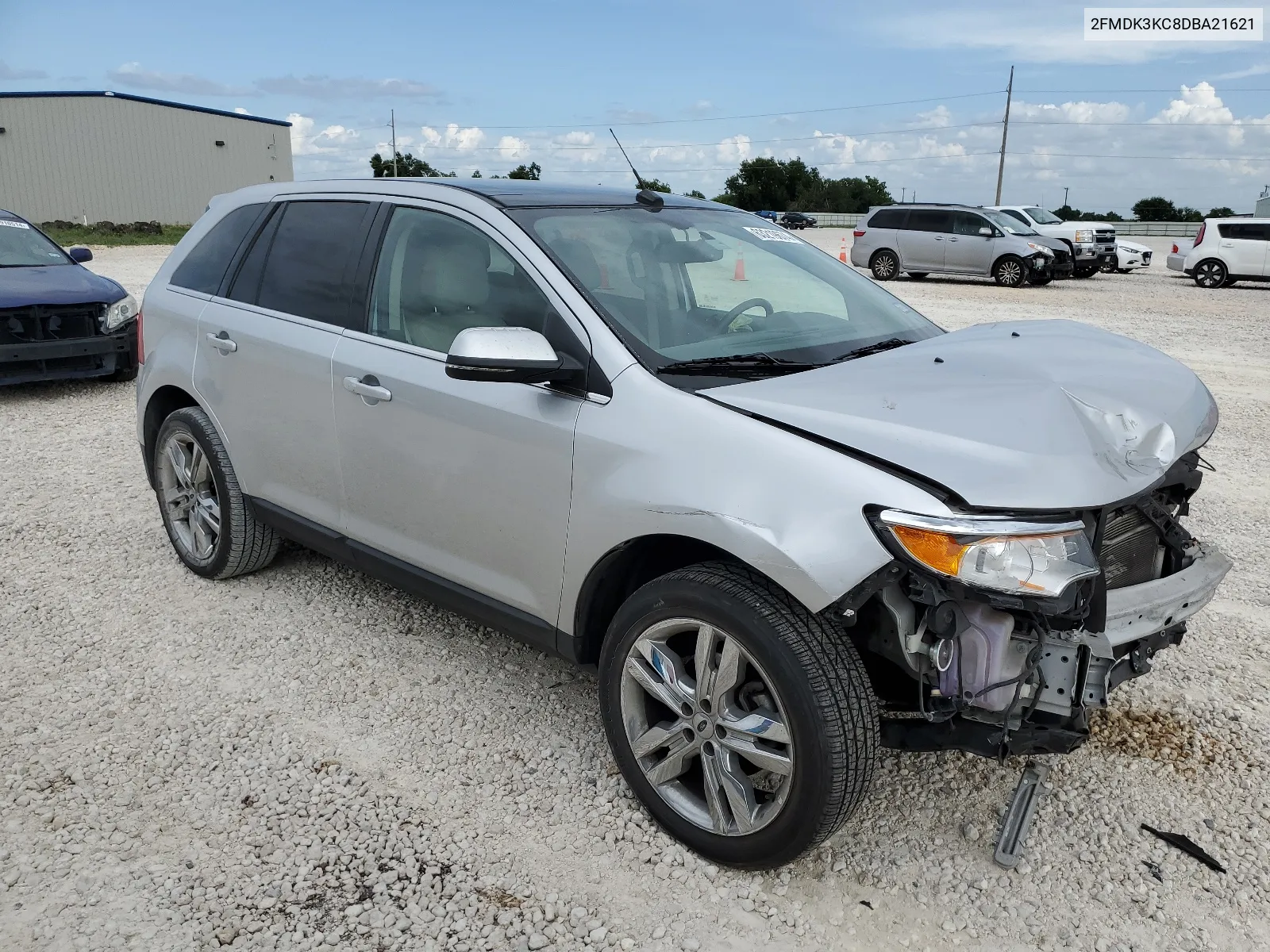 2013 Ford Edge Limited VIN: 2FMDK3KC8DBA21621 Lot: 63219674