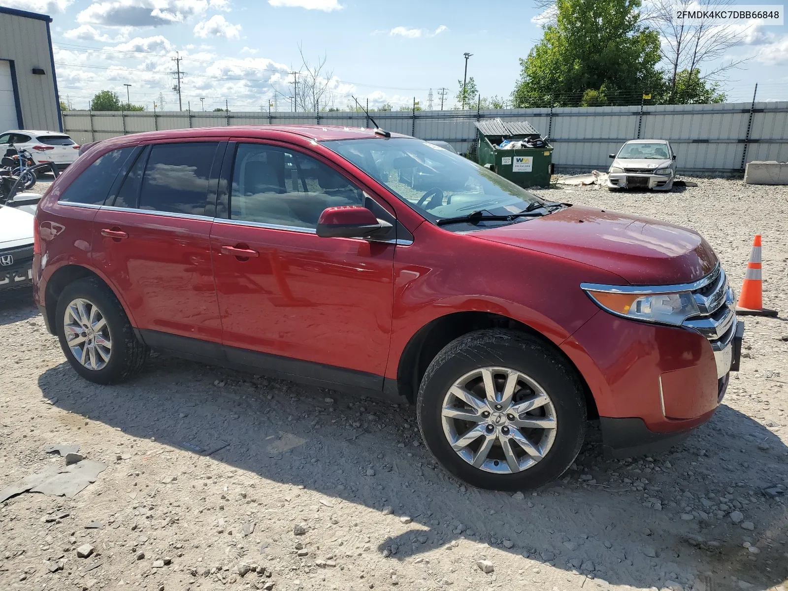 2FMDK4KC7DBB66848 2013 Ford Edge Limited