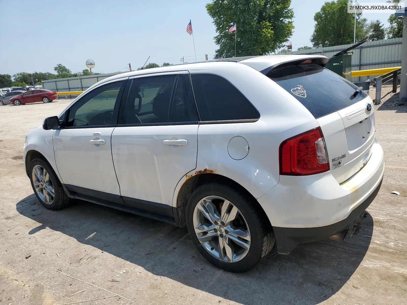 2013 Ford Edge Sel VIN: 2FMDK3J9XDBA42301 Lot: 63831814