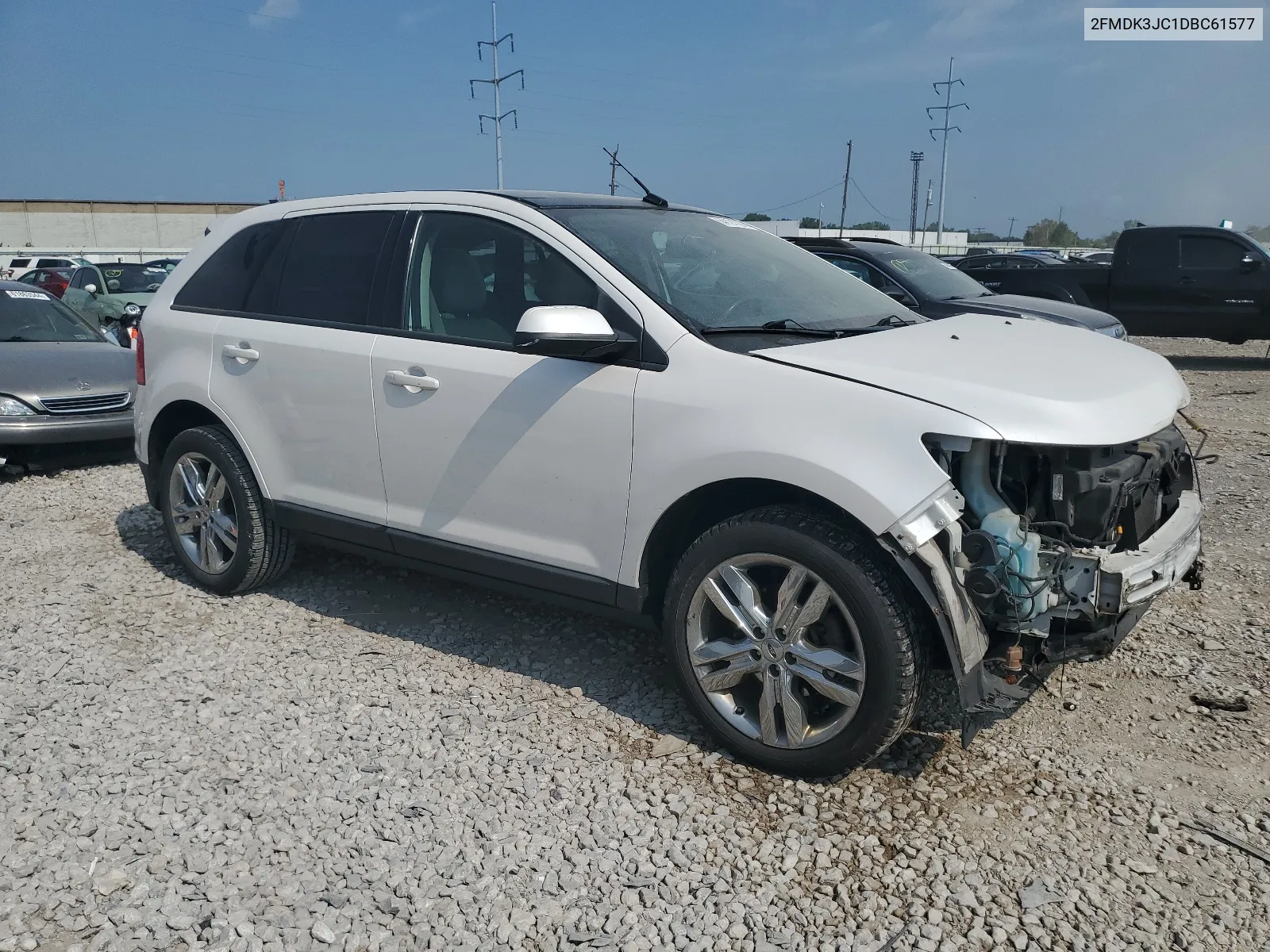 2013 Ford Edge Sel VIN: 2FMDK3JC1DBC61577 Lot: 64121724