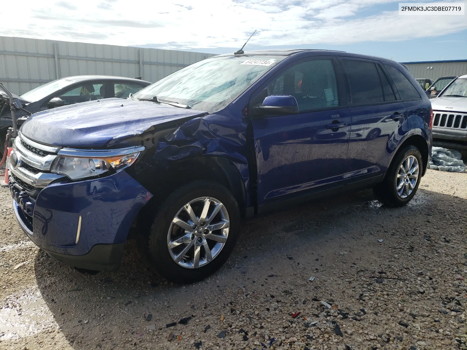 2013 Ford Edge Sel VIN: 2FMDK3JC3DBE07719 Lot: 64247734