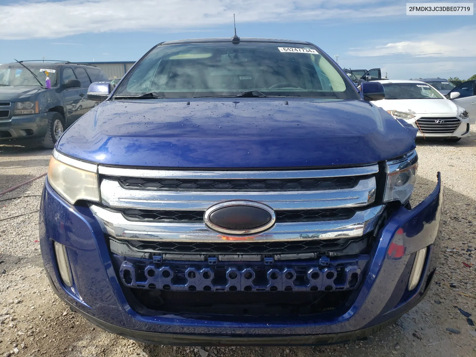 2013 Ford Edge Sel VIN: 2FMDK3JC3DBE07719 Lot: 64247734