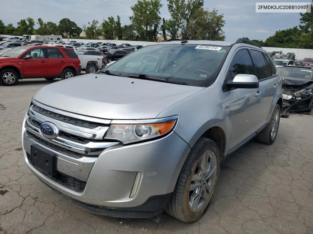 2FMDK3JC2DBB10957 2013 Ford Edge Sel