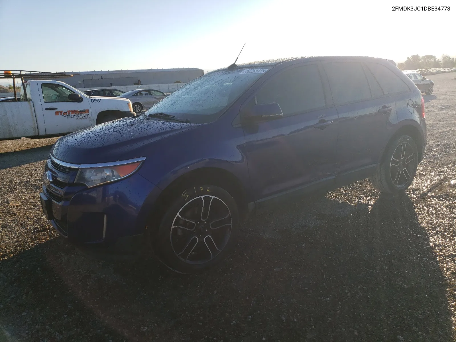 2FMDK3JC1DBE34773 2013 Ford Edge Sel