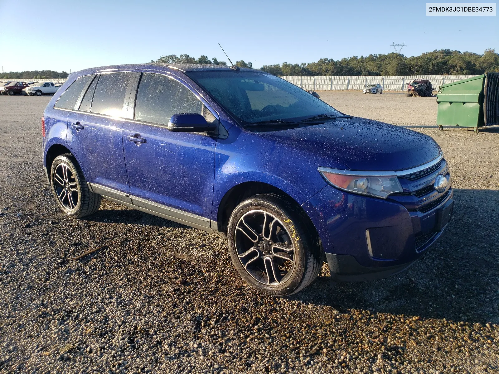 2013 Ford Edge Sel VIN: 2FMDK3JC1DBE34773 Lot: 68163274