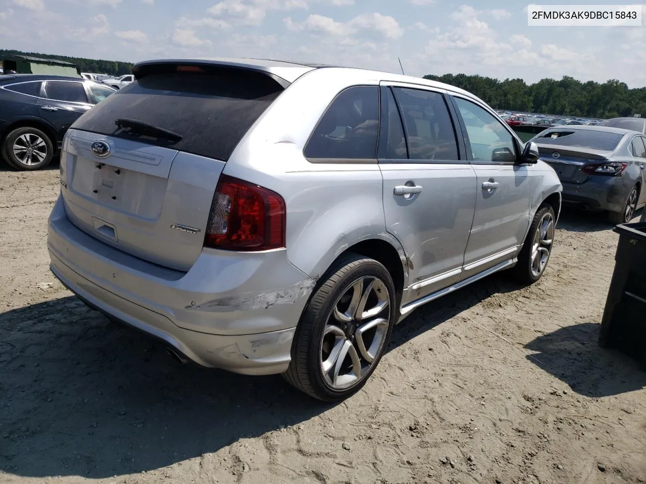 2013 Ford Edge Sport VIN: 2FMDK3AK9DBC15843 Lot: 68293724