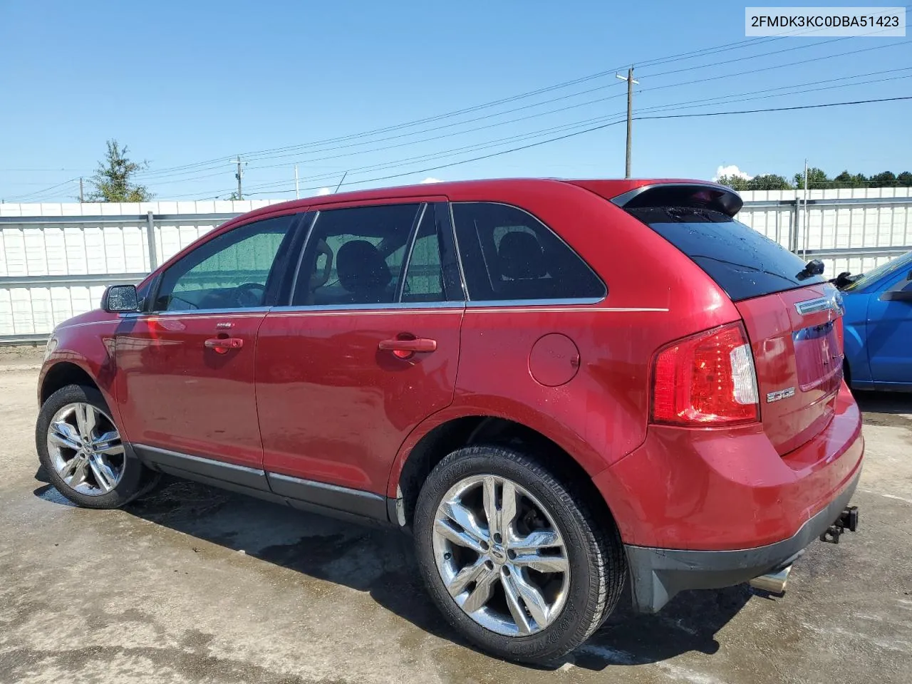 2013 Ford Edge Limited VIN: 2FMDK3KC0DBA51423 Lot: 71798914