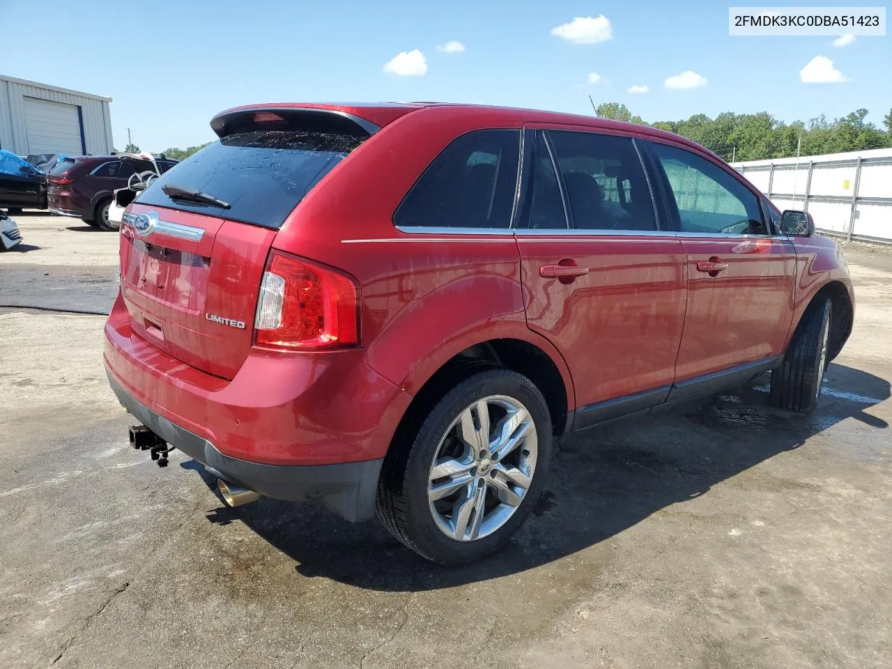 2FMDK3KC0DBA51423 2013 Ford Edge Limited