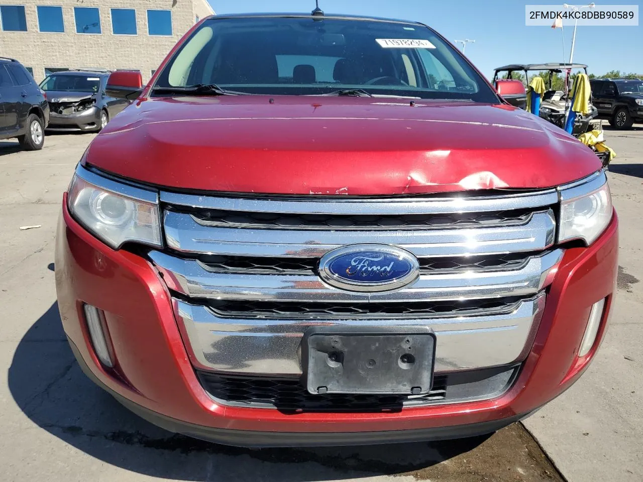 2013 Ford Edge Limited VIN: 2FMDK4KC8DBB90589 Lot: 71978294