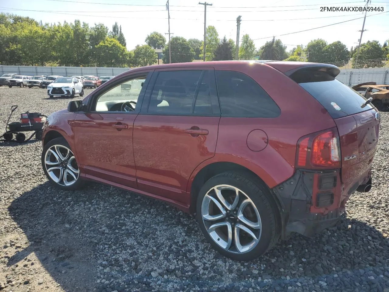 2013 Ford Edge Sport VIN: 2FMDK4AKXDBA59463 Lot: 72386564