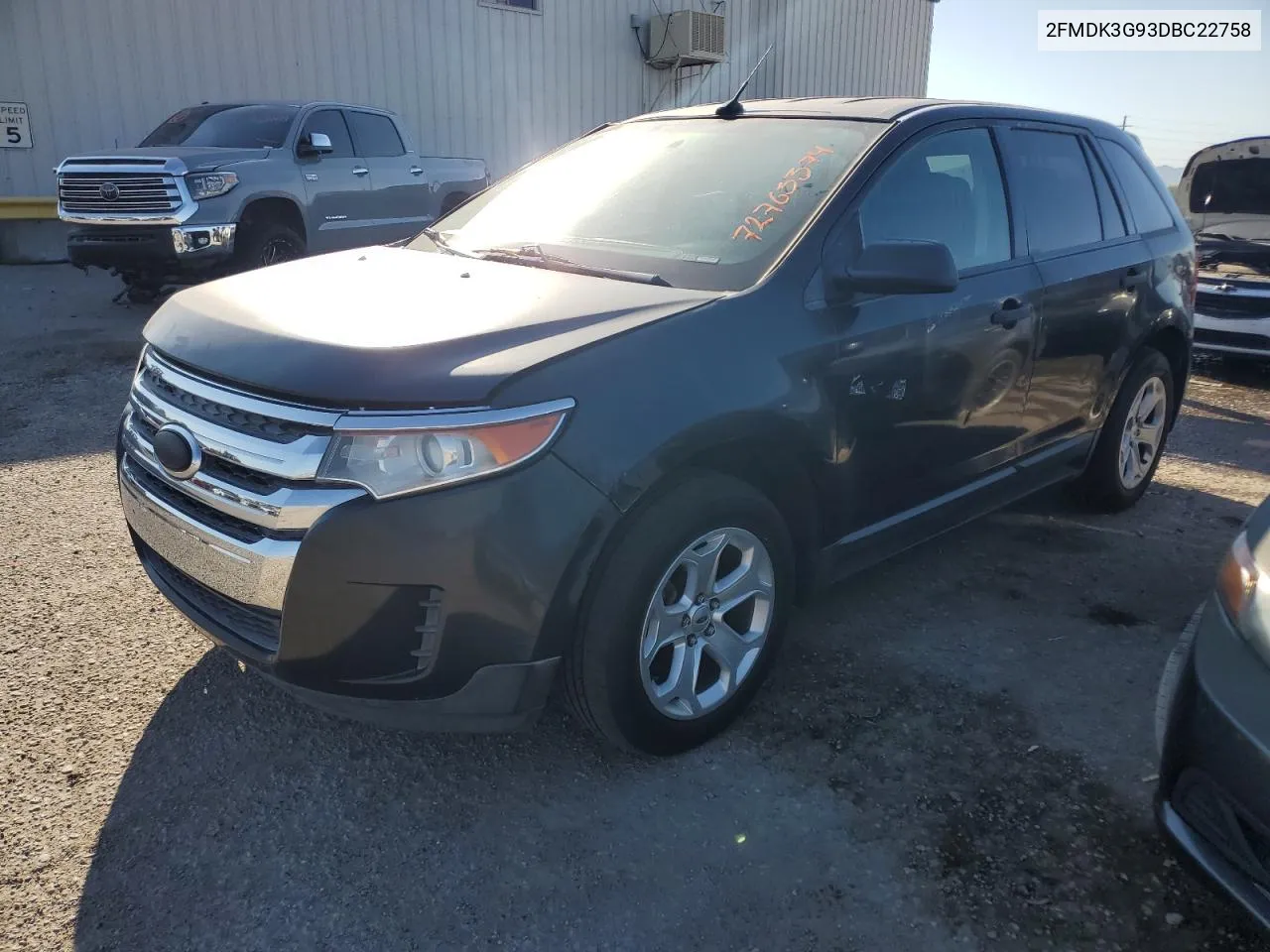 2FMDK3G93DBC22758 2013 Ford Edge Se