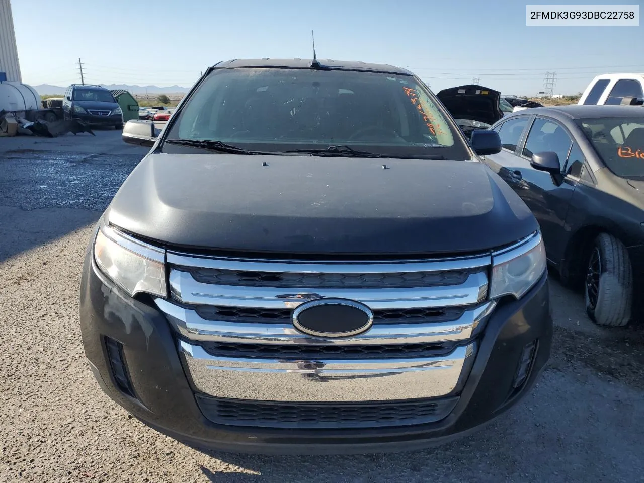 2FMDK3G93DBC22758 2013 Ford Edge Se