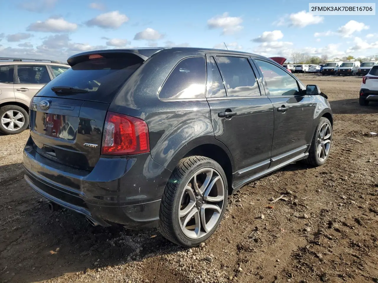 2FMDK3AK7DBE16706 2013 Ford Edge