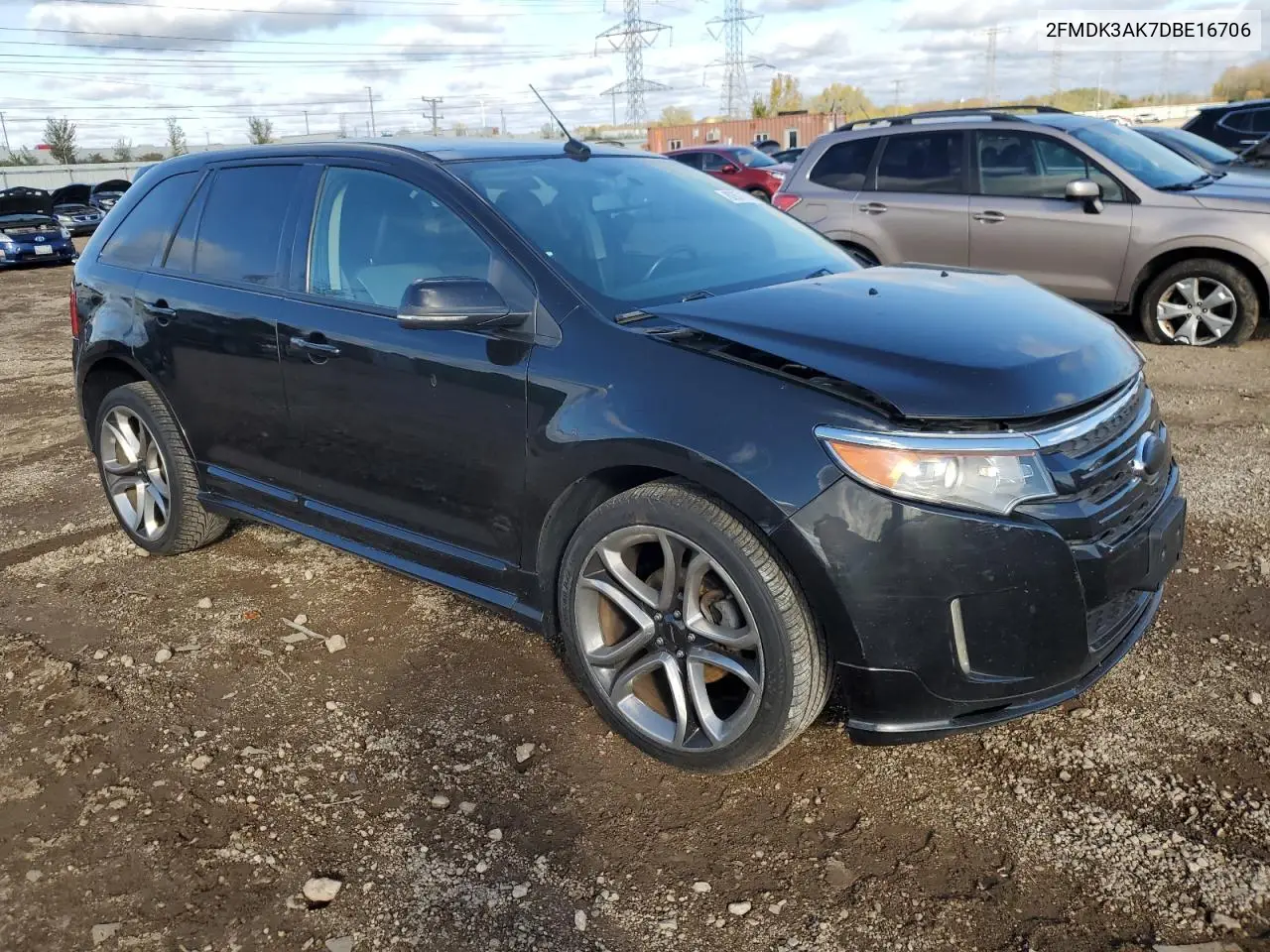 2FMDK3AK7DBE16706 2013 Ford Edge