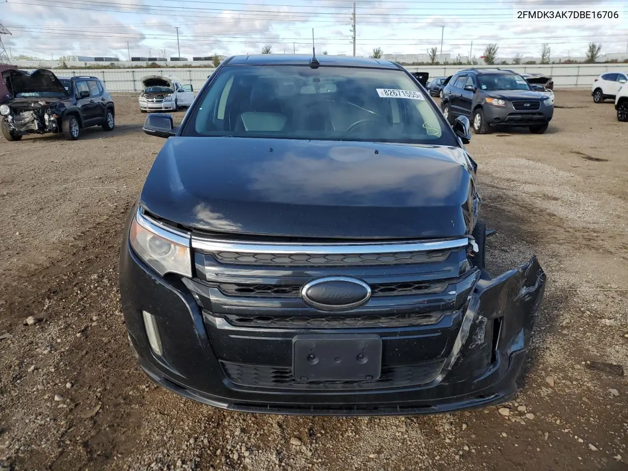 2FMDK3AK7DBE16706 2013 Ford Edge