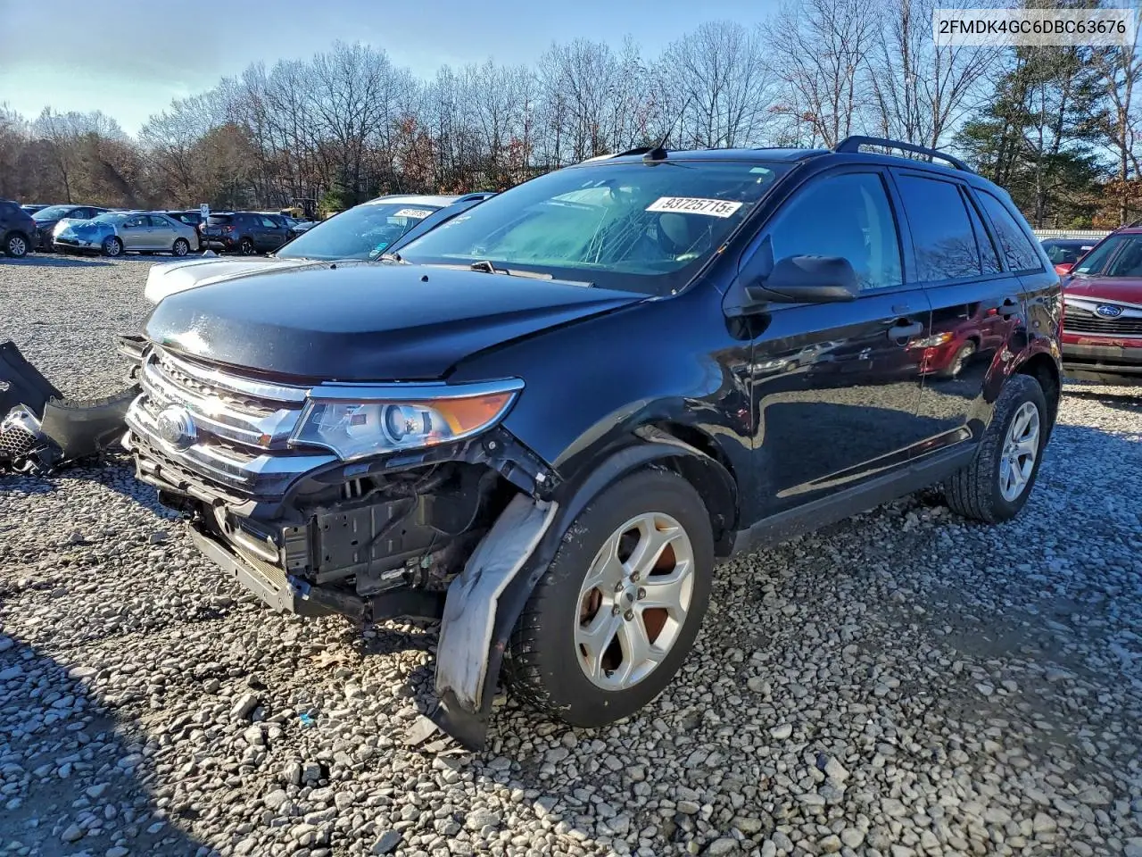 2FMDK4GC6DBC63676 2013 Ford Edge Se